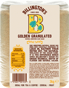 Нерафинированный сахар Billington's Golden Granulated, 3кг